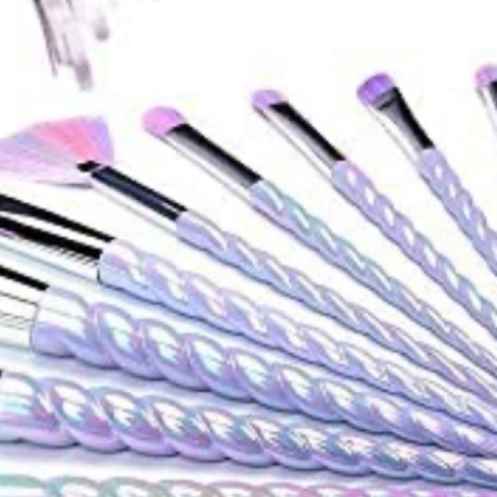 Rainbow unicorn Makeup Brush Set Kit with … - Picture 2 of 9